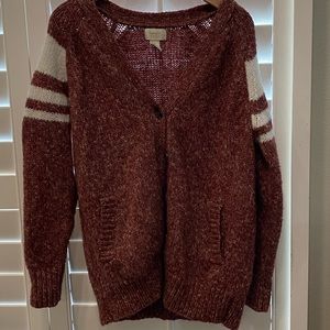 FOREVER 21 maroon cardigan!